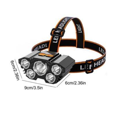 Lampa za glavu sa 5 LED dioda - Slika 5