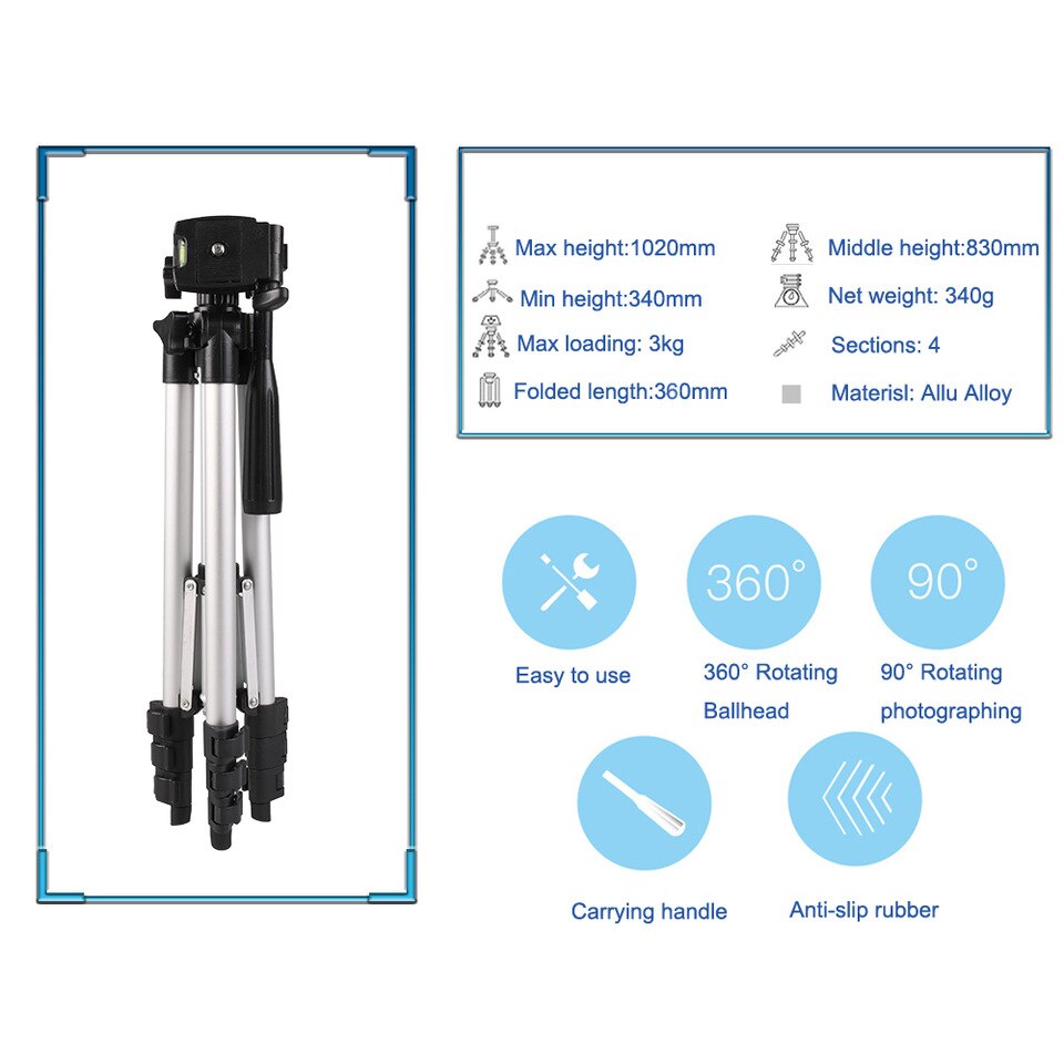 Držač tripod 3110 – za slikanje i snimanje - Slika 3