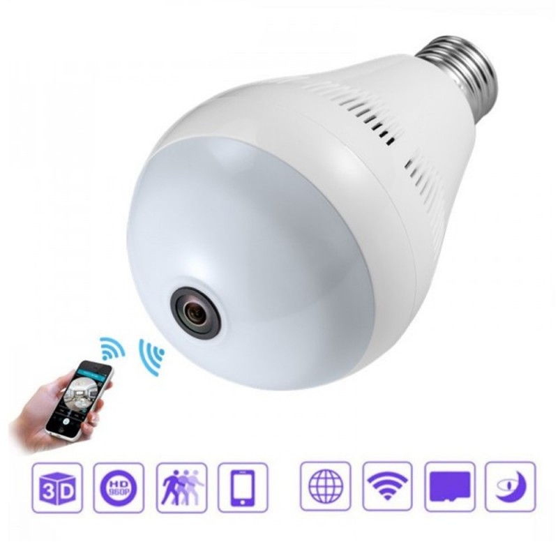 Sijalica Spy WIFI kamera - Slika 4