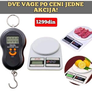 Dve digitalne vage po ceni jedne