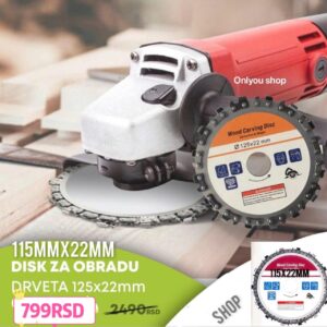Rezne ploče sa lancem za brusilicu 125mm i 115mm