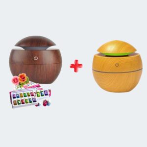 Difuzer za eterična ulja 1+1 GRATIS + POKLON 12 MIRISNIH ULJA!