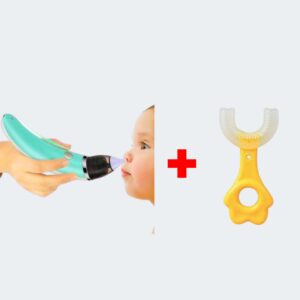 Aspirator za nos- za novorođenčad i malu decu +kružna četkica GRATIS!