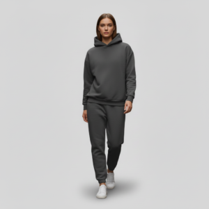 Oversize komplet – kapuljača FUME/TAMNO SIVA